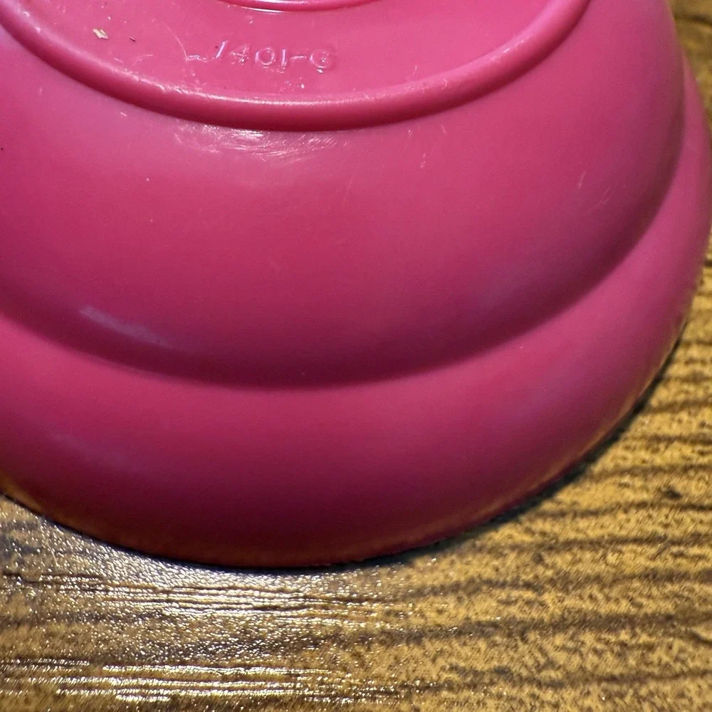 VTG Tupperware Toys Mini Party Play‎ Set 3 in Cereal Bowl Pink Retro Kitchen